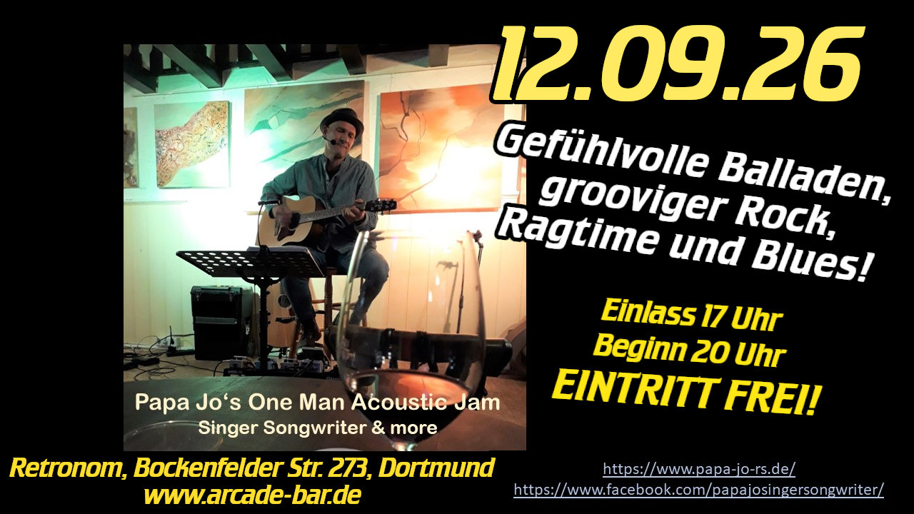 PAPA JO Live im Retronom!
